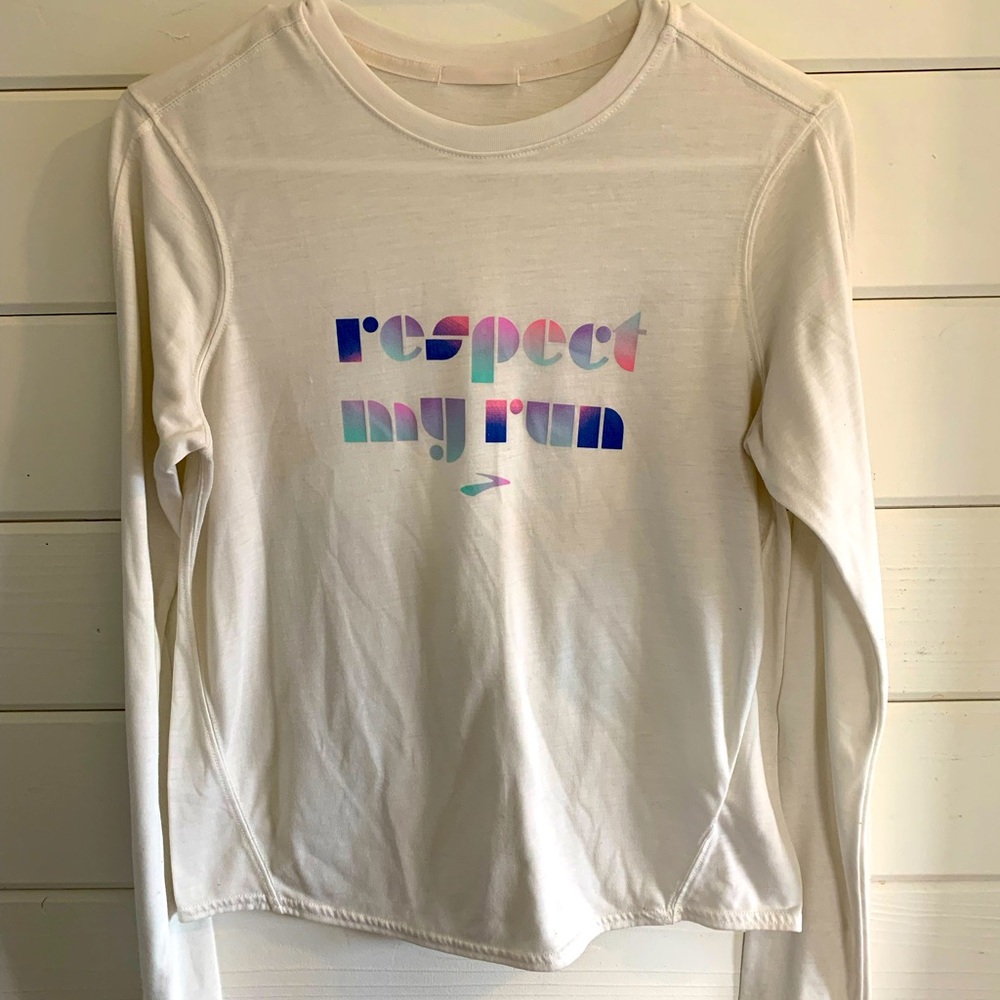 Brook’s Long Sleeve Crew Neck Loungewear Active T-shirt Women’s Size Small - Picture 3 of 7